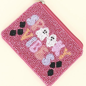 Monedero Bordado a Mano con Cuentas para Mujer, Personalizable - Product Image 2