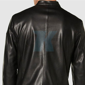 Custom Made Design Solid Color Breathable Men <b>Winter</b> <b>Jacket</b> Streetwear Hot Sale Reasonable Price Men <b>Leather</b> <b>Jacket</b> - Product Image 4