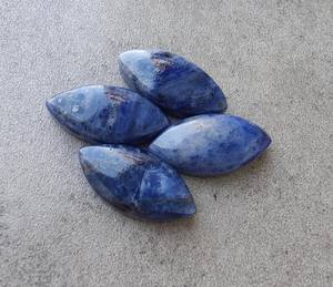 Sodalita Natural en Forma de Marquesa, Cabujón con Base Plana, Calibrada, Gema Suelta para Joyería - Product Image 2