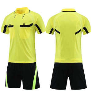 ชุดเสื้อรักบี้สีน้ำเงินนีออนเขียวสำหรับผู้ชาย แขนสั้น คอปกพับได้ ผ้าโพลีเอสเตอร์ซับเหงื่อ ชุดยูนิฟอร์มสำหรับกรรมการทุกฤดูกาล - Product Image 4