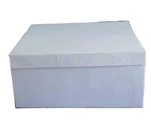Customized Product Packaging White Cardboard Solid Folding Screen Printed Handmade Cotton Paper Boxes Magnetic Closure