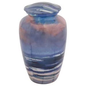 Top-Grade Metal Urn for Human Ashes, Crafted with Durable Materials for Lasting Preservation and Dignified <b>Memorial</b> Display - Product Image 4