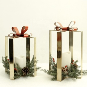 Wholesale Trending Customized Gift Shape Metal Candle Holders for Home Christmas Decorations - Product Image 1