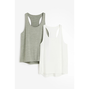 เสื้อกล้ามกีฬาผู้หญิงแบบสั้น ระบายอากาศ แห้งเร็ว เป็นมิตรกับสิ่งแวดล้อม เหมาะสำหรับโยคะ มีโลโก้ด้านหน้า ผลิตจากผ้าสแปนเด็กซ์และผ้าฝ้าย - Product Image 1