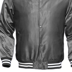 Customized Embroidery Logo Varsity Winter Jacket for Men Casual Stand Collar OEM Service Low MOQ - Product Image 5