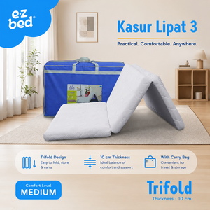 ที่นอนพับสามตอนให้การรองรับที่สบาย พร้อมความสะดวกในการพกพาและความมั่นคงที่เชื่อถือได้ - Product Image 1