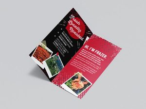 Custom Printed Tri Fold Paperboard <b>Box</b> UV Coating Handle Brochure Folding Advertising Packaging <b>Mixed</b> Color Recycled Materials - Product Image 1