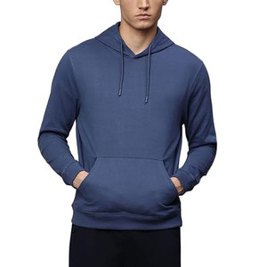 Sweat à capuche pour homme de la collection hiver, design personnalisé, logo imprimé, 100% coton, motif uni, pull léger - Product Image 1