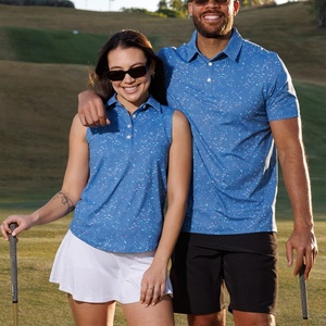 Wholesale Custom Embroidery Logo Polo Shirt High Quality Golf T-Shirt Stand Collar Breathable Moisture <b>Wicking</b> Quick Dry XL Size - Product Image 4