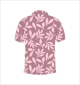 Polo personnalisé à imprimé feuilles tropicales, manches courtes, décontracté, pour le golf, le tennis, l'été, vêtements d'équipe - Product Image 5