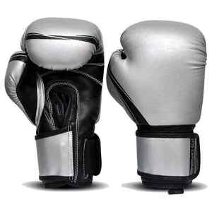 Guantes de Boxeo Duraderos Personalizados con su Propio Logotipo, Guantes de Boxeo en Color Negro y Dorado - Product Image 1