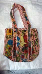 Bohemian <b>Canvas</b> Tote Bag With Shell Pattern Open Top All Seasons Shopping Bag gift for her - Product Image 4
