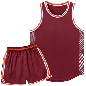 Ensemble de shorts et maillot de basket-ball antibactérien pour femmes, couleurs d'équipe personnalisées, uniformes de basket-ball sans manches à séchage rapide pour femmes - Product Image 2