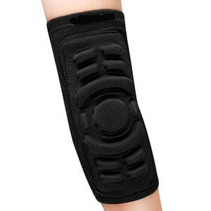 Protège-coudes respirant en polyester avec fermeture éclair, épaisseur standard, protection antichoc, universel, unisexe, toutes saisons - Product Image 3