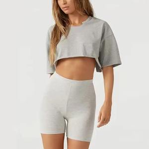 Camisetas Blancas Cortas Personalizadas para Mujer, Estampado en Serigrafía, Corte Holgado, Venta al Por Mayor, Alta Calidad, Poliéster/Algodón, Secado Rápido para Verano - Product Image 1