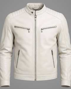 Veste en cuir pour homme, design personnalisé et tendance, fabriquée au Pakistan, produit haut de gamme, veste en cuir pour hommes et motards, veste d'hiver - Product Image 2