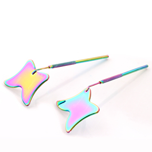 Japanese Stainless Steel Eyelash Extension Tweezers Multi Color Perfect Look Beauty Care <b>Makeup</b> Expert Cosmetic Tools - Product Image 2