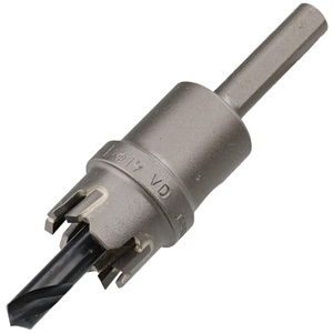 Foret fraiseur de 19 mm à emmanchement hexagonal pour préparation de trous dans les tôles métalliques - Product Image 1