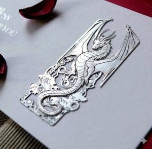 Marcapáginas de Metal Personalizado con Diseño de Dragón, Regalos Promocionales al por Mayor para Librerías de Juegos - Product Image 4