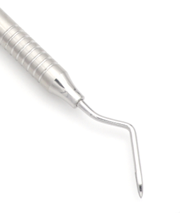 เครื่องมือถอนฟันแบบปลายหยัก 15/16 Heidbrink Root Tip Pick ขนาด 2.2 มม. ยาว 17.3 ซม. แบบสองด้าน ด้ามจับกลวง ผลิตจากเหล็กกล้าไร้สนิมสำหรับการผ่าตัด - Product Image 3