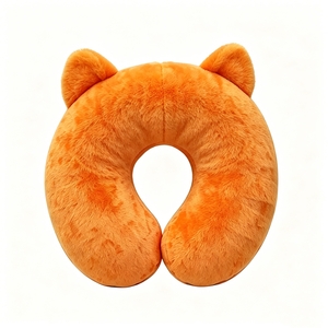 Shiba Inu U-<b>shaped</b> travel <b>pillow</b> ,Plush Shiba Inu neck support <b>pillow</b>, Cute Shiba Inu travel <b>pillow</b> - Product Image 2