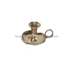 High Quality <b>Brass</b> Table Decorative Candle Taper <b>Holder</b> With Engraving And Gold Finished For Home Decor For Office Decor - Product Image 3