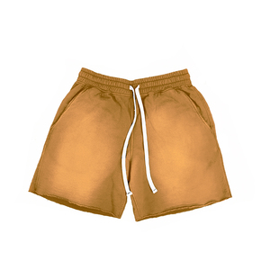 Stylish Effect Fleece Sweat <b>Shorts</b> Unisex <b>Elastic</b> <b>Waistband</b> Drawstring Casual Summer Beach Lounge Street Fashion <b>Shorts</b> - - Product Image 3