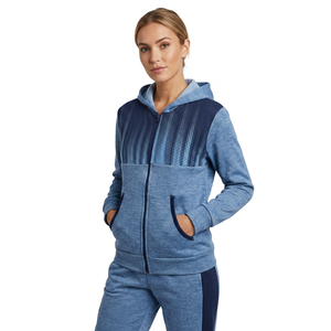 Conjunto Deportivo Vintage para Adultos, Sudadera con Capucha y Cierre Completo, con Bolsillos Laterales y Pantalones a Juego, Ropa Casual de Otoño - Product Image 4