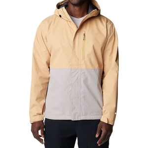 OEM <b>Men's</b> Winter Waterproof Windbreaker Hooded <b>Rain</b> <b>Jacket</b> <b>Lightweight</b> Softshell Canvas Outdoor Casual Sports <b>Jacket</b> - Product Image 1