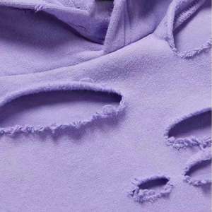 Custom Blank Vintage Distressed <b>Pullover</b> <b>Mens</b> Acid Washed Paint Splatter Sunfaded Winter Fleece Streetwear Hoodie No - Product Image 3