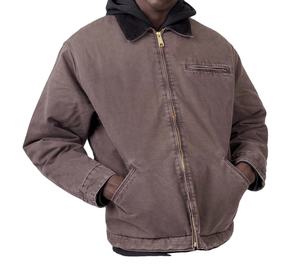 Veste vintage Carhartt en denim, veste de travail décontractée pour l'hiver, veste en toile pour chauffeur de camion, vêtements de travail pour hommes, veste confortable et chaude pour hommes - Product Image 2