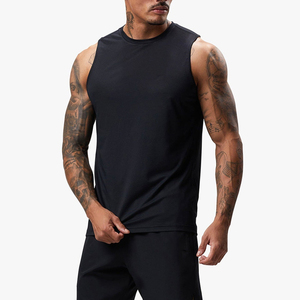 Wholesale Custom logo Cotton <b>Running</b> <b>Singlet</b> Muscle Athletic Shirts Sleeveless Fitness Wear Workout Men Gym Tank Top for Men - Product Image 1
