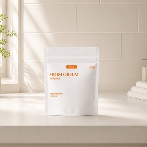 [FROM OREUM] Dentifrice aromatisé à la mandarine de Jeju, comprimés nettoyants pour les dents au goût de mandarine, pochette de recharge pour voyage portable - Product Image 3
