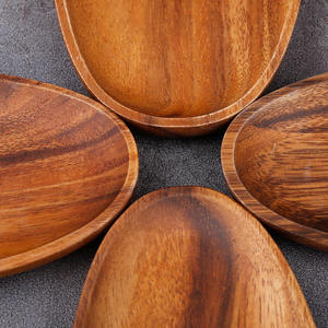 Bandeja Rectangular de Madera Marrón para Té, Bandeja de Bambú Rectangular para Guardar Objetos, Ideal para la Hora del Té - Product Image 4