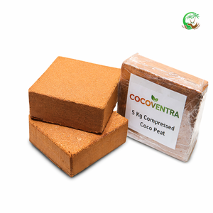 ใยมะพร้าว 5 กก. บล็อกโคโคพีท วัสดุปลูกสำหรับสวน พืช และการปลูกพืชแบบไฮโดรโปนิกส์ - Product Image 1