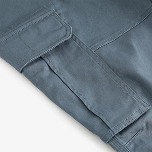 Pantalon cargo homme de qualité supérieure, coton et polyester, léger, couleur gris, style streetwear, avec poches. - Product Image 3