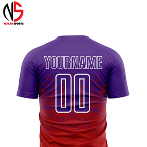 Maillot de football unisexe personnalisé à manches courtes, léger, respirant et à séchage rapide, par Nurak – Produit de qualité supérieure en 2026 - Product Image 6