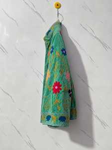 Embroidered <b>Velvet</b> <b>Women</b> <b>Jacket</b> Floral Boho Outerwear Quilted Winter Coat Handmade Ethnic Fashion Top - Product Image 1