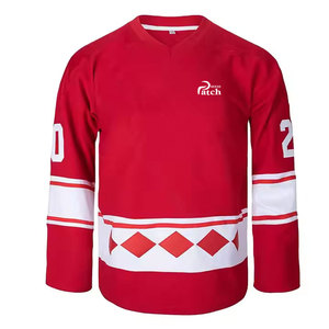 Maillot de hockey sur glace de qualité supérieure, tissu durable, style professionnel, parfait pour l'entraînement, les matchs et les sports d'équipe. - Product Image 1