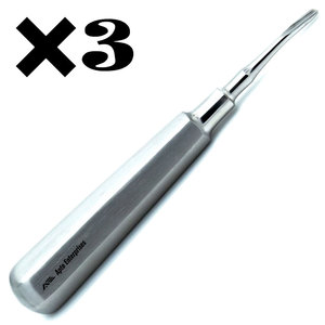Instrumento Quirúrgico Dental de Extracción con Punta Curva de 3mm, Elevador de Acero Inoxidable de Calidad Premium para Extracción Atraumática de Dientes - Product Image 2