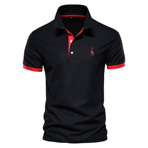 Camiseta Personalizada para Hombre, de Algodón Premium, Tejido de Punto, Secado Rápido, Manga Corta, Informal, para Golf, Venta al Por Mayor, con Logotipo Bordado e Impresión - Product Image 1
