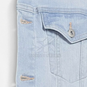 Servicios OEM, Chaqueta Vaquera Lisa para Hombre de Diseño Personalizado de Alta Calidad, Chaqueta Vaquera Transpirable de Invierno para Hombre, Nuevo Diseño - Product Image 6