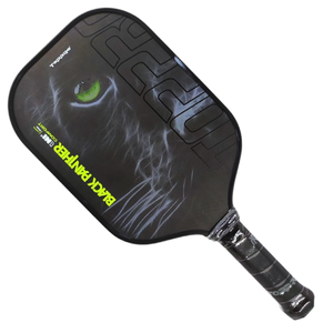 TOPPRO T7005 BLACK PANTHER COMFORT Raqueta de tenis de fibra de carbono de alta calidad Premium PU Grip Toray T700 Polímero de cara de carbono - Product Image 1