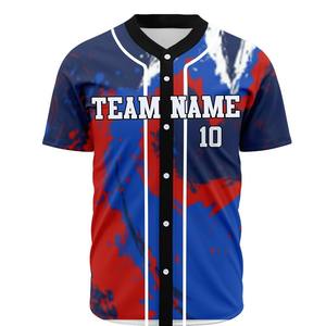 Camiseta de Béisbol Superior, Ligera, de Tela de Poliéster, Ajuste Elástico, Diseño Cómodo, Ideal para Deportes y Juegos - Product Image 1