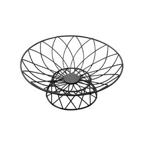 Cesta de Alambre de Hierro con Tapa de Madera para Frutas y Verduras, Decoración de Mesa, Decoración del Hogar a los Mejores Precios - Product Image 3