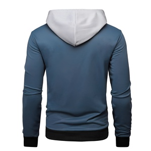 Sudaderas con Capucha Personalizadas para Hombre, de Secado Rápido, Diseño Profesional para Invierno, Cuello Alto, Color Sólido, Más Vendidas - Product Image 4