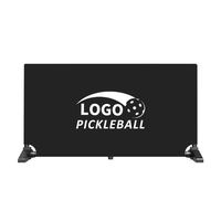 Influence DF Portable 420D Oxford Tissu Pickleball Court Diviseur Déflecteur Tuyau Galvanisé Toutes Saisons Formation Adultes 140cm