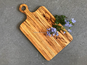 Planche à découper en bois d'olivier/planche à fromage haute vente décorative à la main forme personnalisée planche à découper qualité Durable fabriquée en Inde - Product Image 3