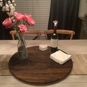 Cổ Điển Bằng Gỗ Vòng Lười Biếng Susan Bàn Xoay Mịn Xoay Cho Nhà Bếp Bảng đựng thức ăn Lưu Trữ Organizer Khay Cho Gia Vị Nước Sốt Lon - Product Image 4