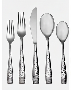 Juego de cubiertos de acero inoxidable de primera calidad, hecho a mano, perfecto para hoteles, restaurantes y eventos de gastronomía fina. - Product Image 1